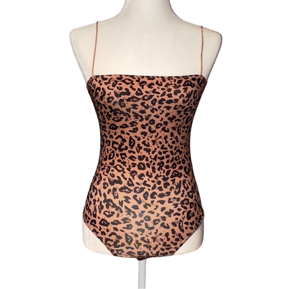 Women’s Blossom Cheetah Print Bodysuit Size 10/L
